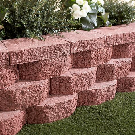 Format 4x11 12x7 14". . Lowes retaining wall stones